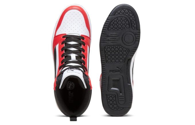 Zapatillas Rebound “Rojo, Blanco y Negro”