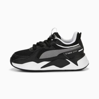Zapatillas RS-X en blanco y negro para niños pequeños