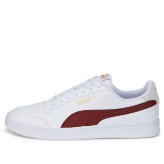 Zapatillas Shuffle “Blanco Burdeos”