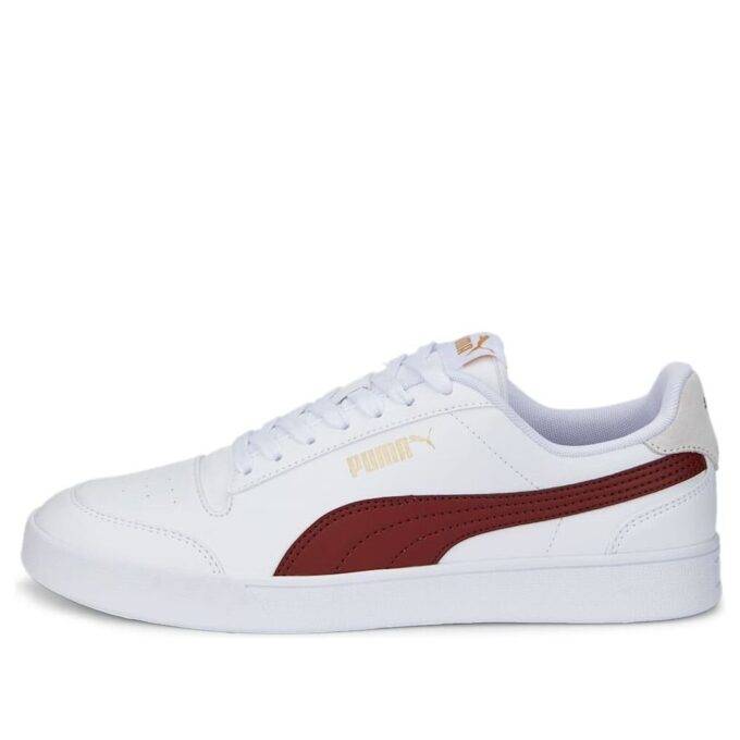 Zapatillas Shuffle “Blanco Burdeos”
