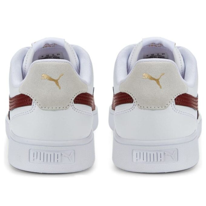 Zapatillas Shuffle “Blanco Burdeos”