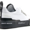 Zapatillas sin cordones UEG x Court Play “Gravity Resistance – Blanco”