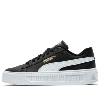 Zapatillas Smash Platform v3 para mujer, color negro y blanco