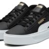 Zapatillas Smash Platform v3 para mujer, color negro y blanco