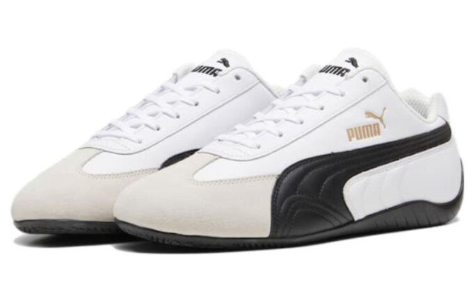Zapatillas Speedcat Shield “Blanco y negro”