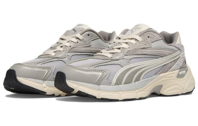 Zapatillas Teveris Nitro Tonal para mujer, color gris ceniza y plateado