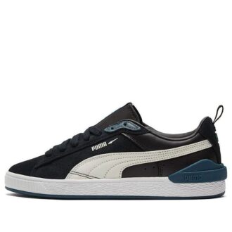Zapatillas unisex de ante con bloques negras