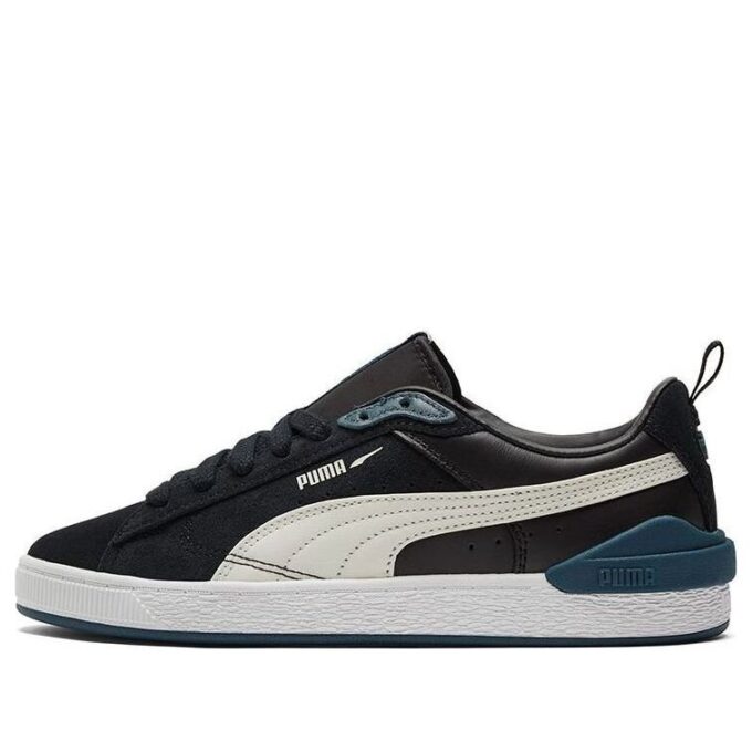 Zapatillas unisex de ante con bloques negras
