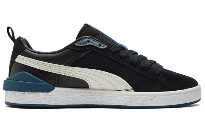 Zapatillas unisex de ante con bloques negras