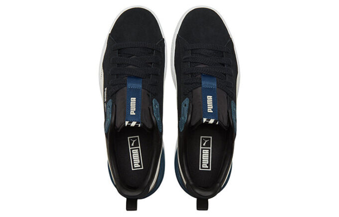 Zapatillas unisex de ante con bloques negras