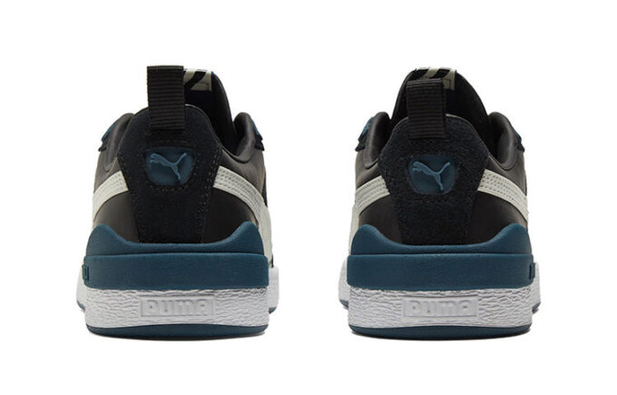 Zapatillas unisex de ante con bloques negras