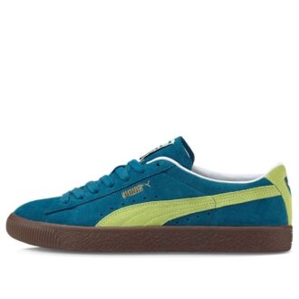 Zapatillas unisex de ante vintage azul/verde