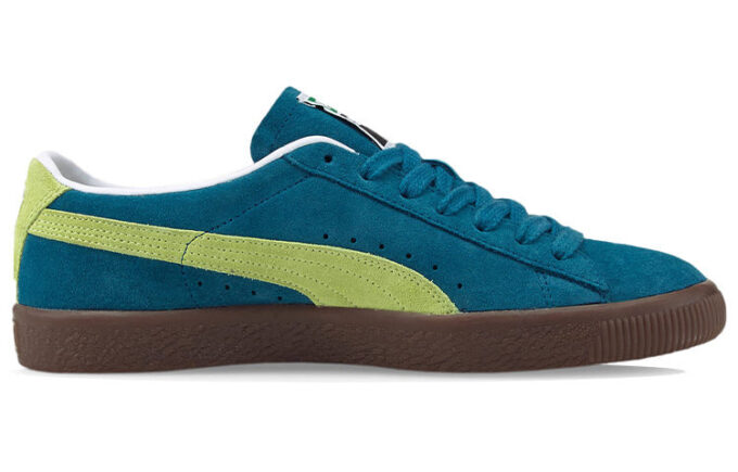 Zapatillas unisex de ante vintage azul/verde