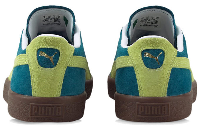 Zapatillas unisex de ante vintage azul/verde
