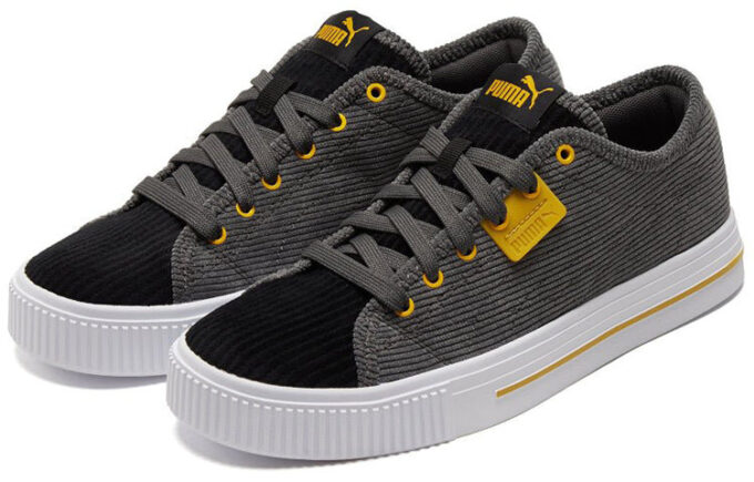 Zapatillas unisex Ever Cord en negro, gris y amarillo