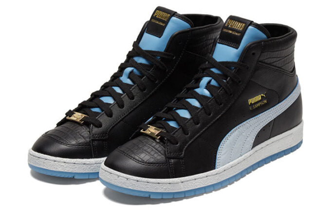 Zapatillas unisex Ralph Sampson 70 Mid Layer negras y azules