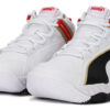 Zapatillas unisex Rebound Future Evo Mid-Top negras, blancas y rojas