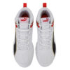 Zapatillas unisex Rebound Future Evo Mid-Top negras, blancas y rojas