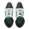 Zapatillas unisex Rebound LayUp Mid-Top negras, blancas y verdes