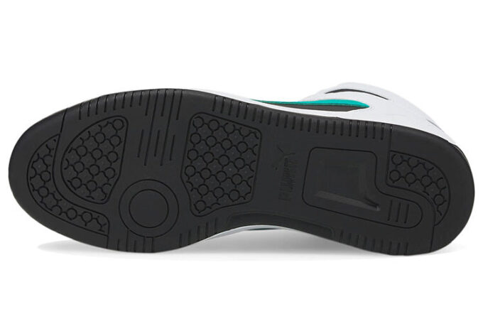 Zapatillas unisex Rebound LayUp Mid-Top negras, blancas y verdes