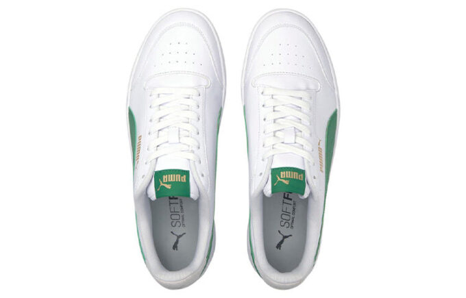 Zapatillas unisex Shuffle blancas/verdes