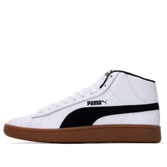 Zapatillas unisex Smash V2 Mid-Top blancas