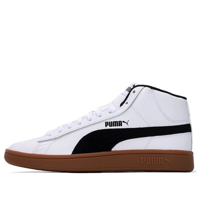Zapatillas unisex Smash V2 Mid-Top blancas
