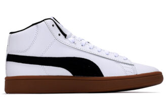 Zapatillas unisex Smash V2 Mid-Top blancas