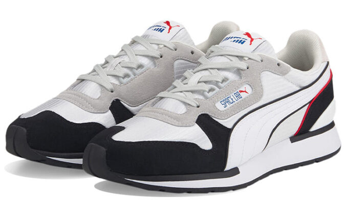 Zapatillas unisex Space Lab gris/negro/rojo