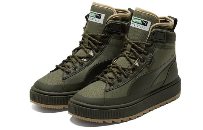 Zapatillas unisex Suede Mid WTR verdes