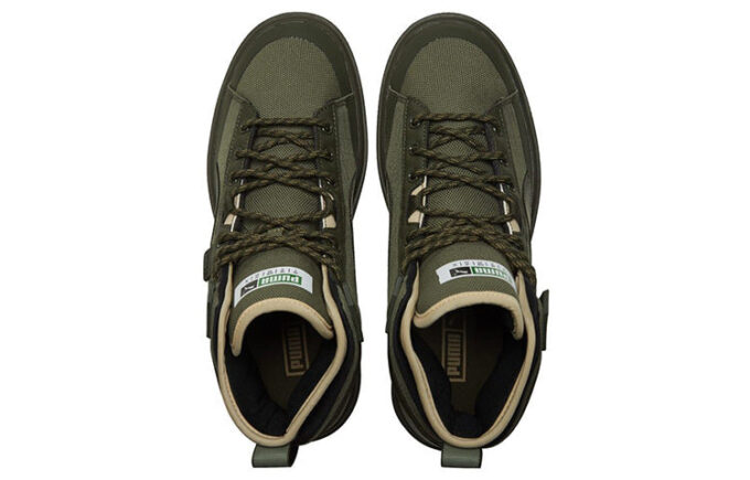Zapatillas unisex Suede Mid WTR verdes