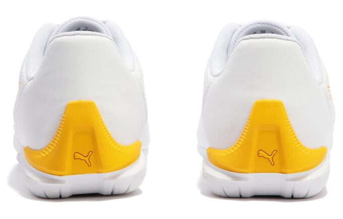 Zapatos de conducción Porsche Legacy Drift Cat Decima “Blanco y amarillo”