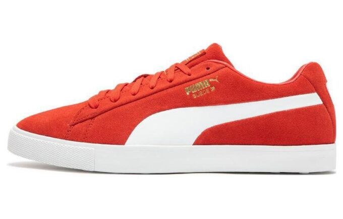 Zapatos de golf Fusion Suede For All Time LE “Rojo y blanco”