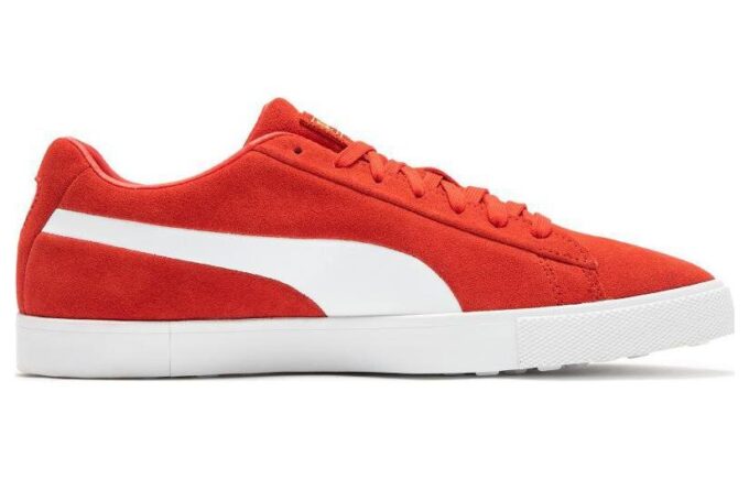 Zapatos de golf Fusion Suede For All Time LE “Rojo y blanco”