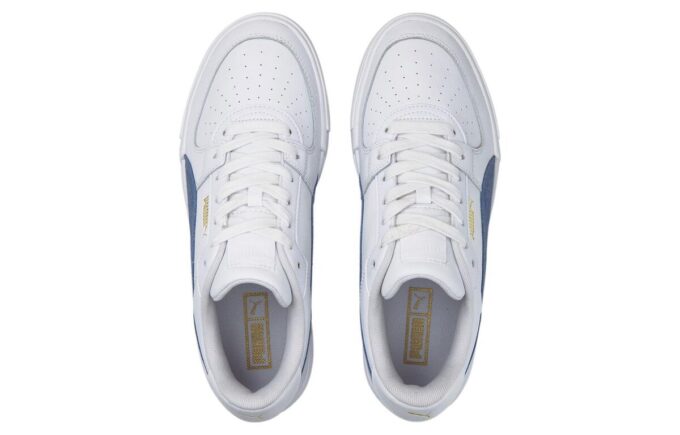 Zapatos de skate casuales Ca Pro Denim unisex blancos y azules