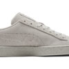 Zapatos de skate casuales de ante con relieve monocromático unisex en gris