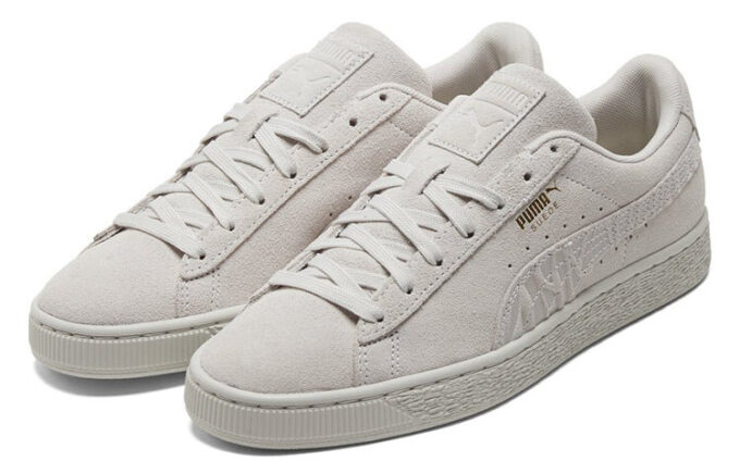 Zapatos de skate casuales de ante con relieve monocromático unisex en gris