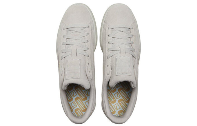 Zapatos de skate casuales de ante con relieve monocromático unisex en gris