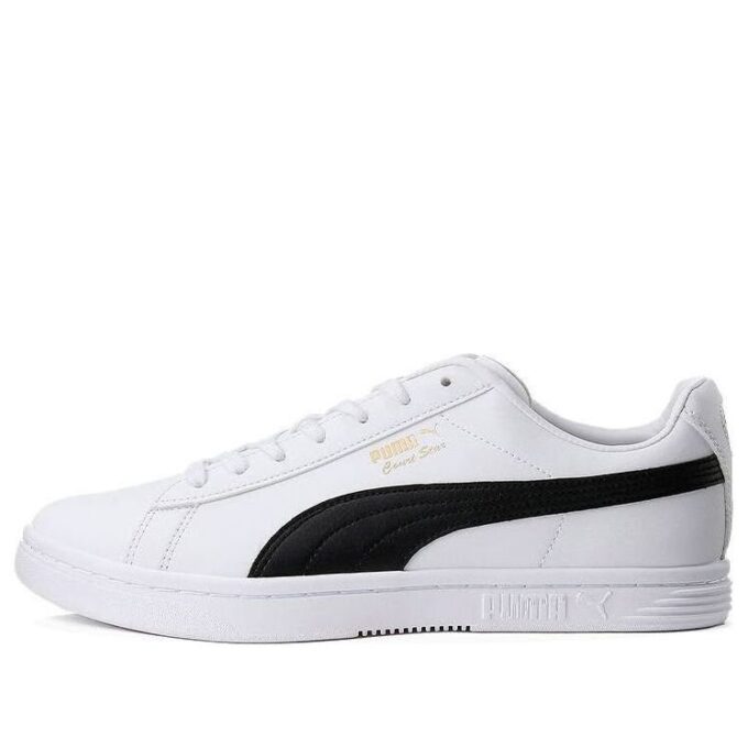 Zapatos de skate casuales de caña baja Court Star unisex, blancos y negros