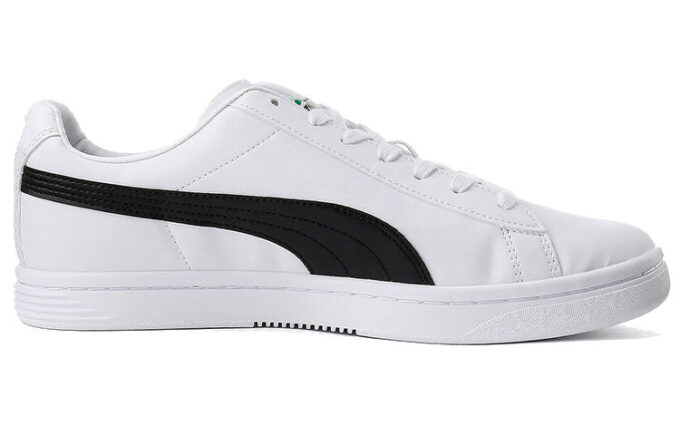 Zapatos de skate casuales de caña baja Court Star unisex, blancos y negros