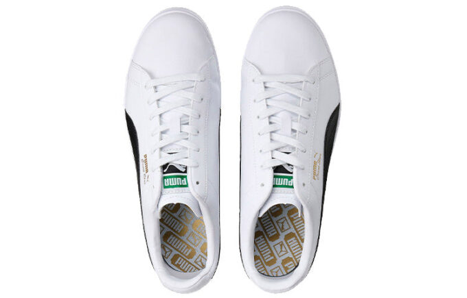 Zapatos de skate casuales de caña baja Court Star unisex, blancos y negros