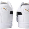 Zapatos de skate casuales de caña baja Court Star unisex, blancos y negros