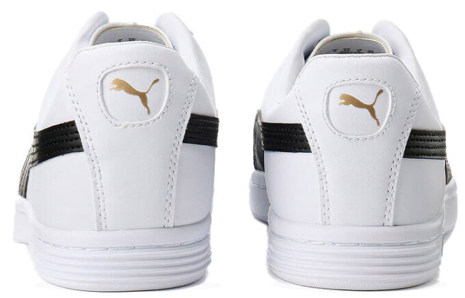Zapatos de skate casuales de caña baja Court Star unisex, blancos y negros