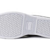 Zapatos de skate casuales de caña baja Court Star unisex, blancos y negros
