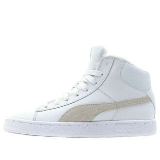 Zapatos de skate casuales de caña media, cómodos, cálidos y con forro de piel, unisex, blancos, con forro polar