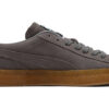 Zapatos de tabla de ocio de ante y crepé gris