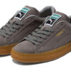 Zapatos de tabla de ocio de ante y crepé gris