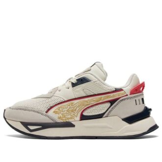 Zapatos Deportivos Casuales “Crema Negro Rojo”