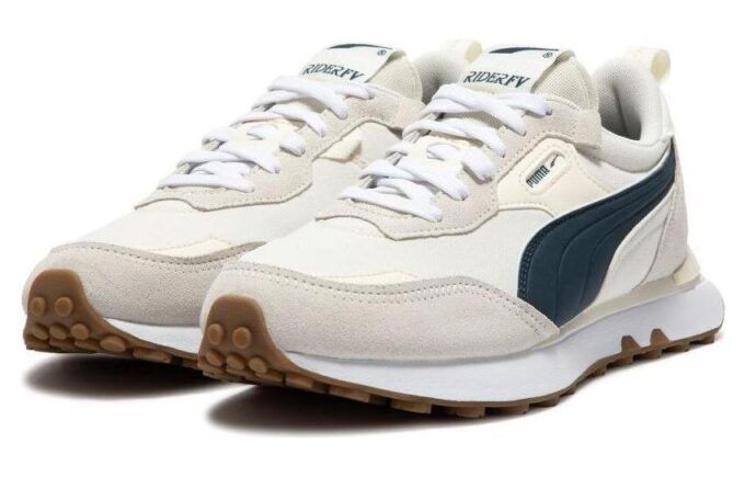 Zapatos Rider FV “Blanco Beige Negro”