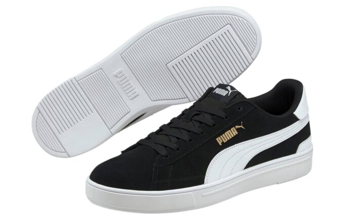 Zapatos Saab Pro de ante en blanco y negro